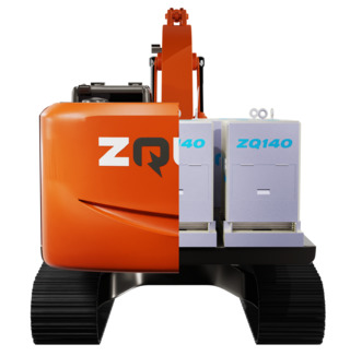 Z Quip140k W Energy Module Back Split Excavator