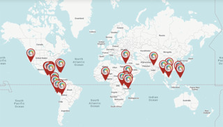 Humanitarian Efforts Map
