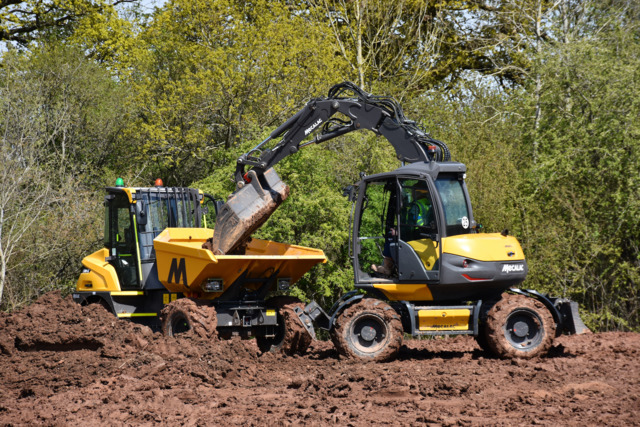 MECALAC9MWR Compact Excavator