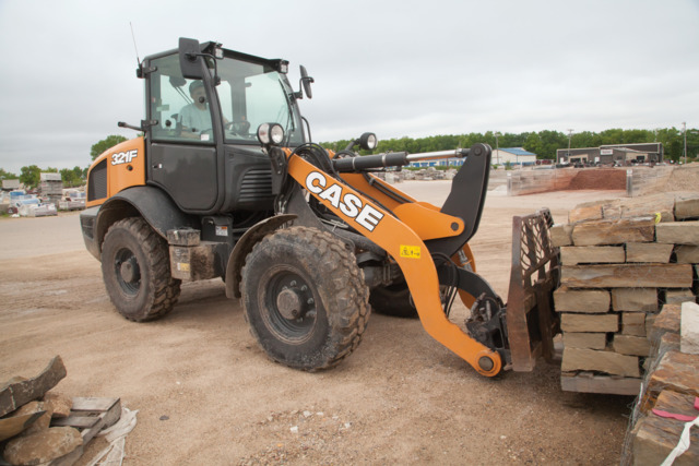 CASE321F Compact Wheel Loader Stone