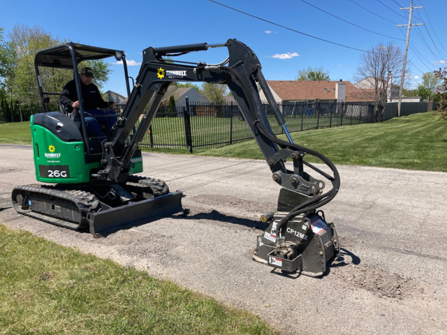 Road Hog MX Mini Excavator Planer Side