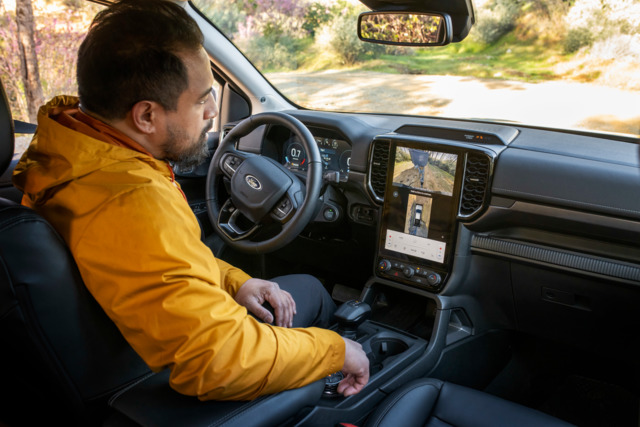 The all-new Ford Ranger Lariat13Pro Trailer Backup Assist System