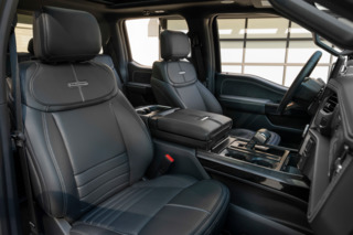 F150Lightning Platinum Black Interior