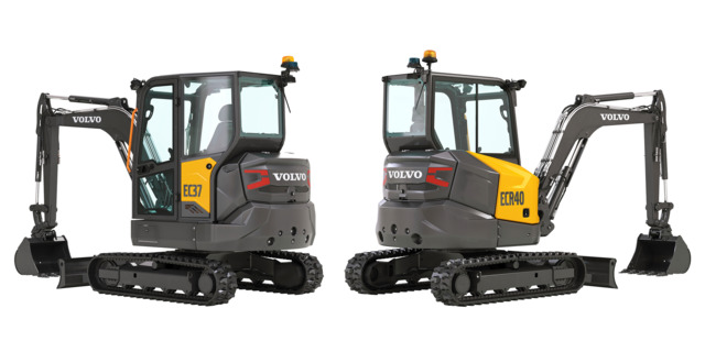 Volvo EC37ECR40Compact Excavators