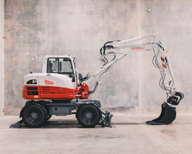 Takeuchi TB395W Wheeled Excavator